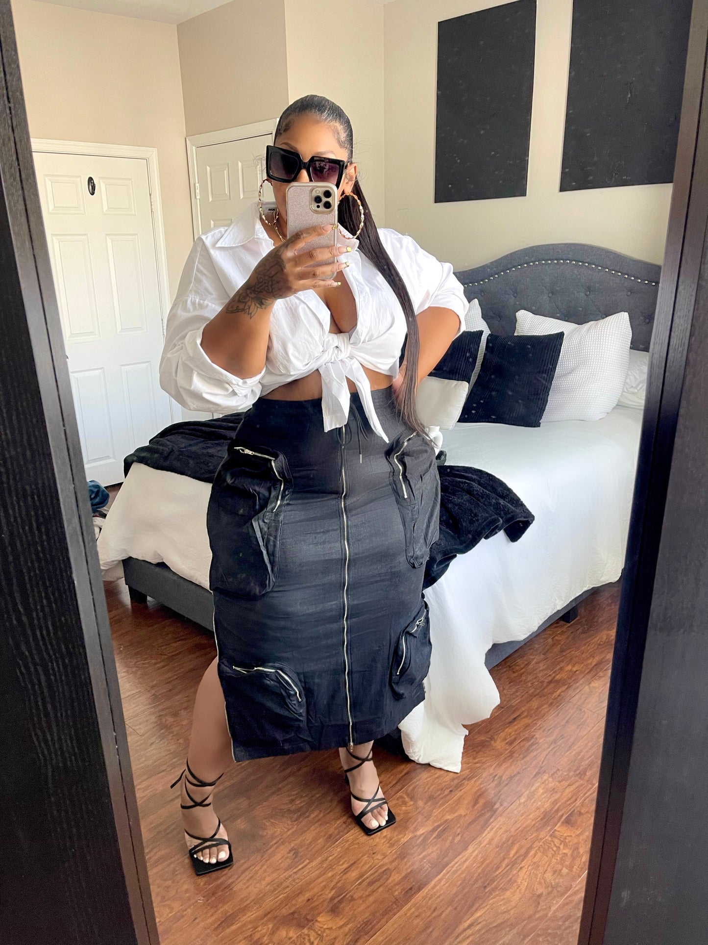 Take Care Cargo Skirt