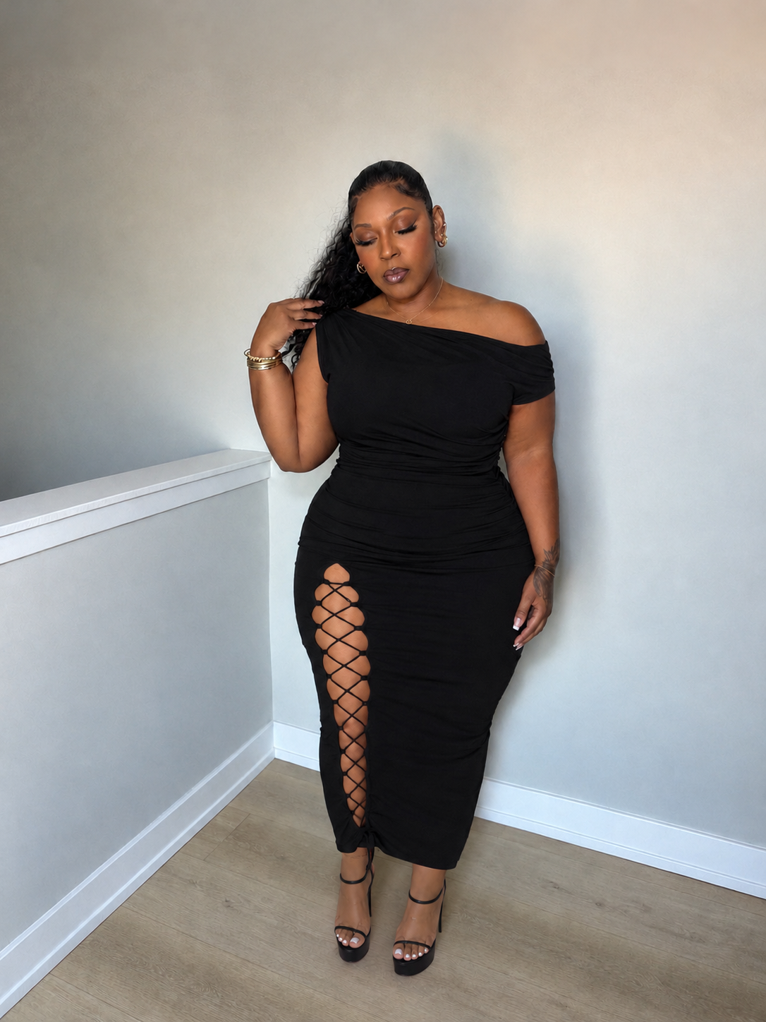 A Leg Up Midi/Maxi Dress