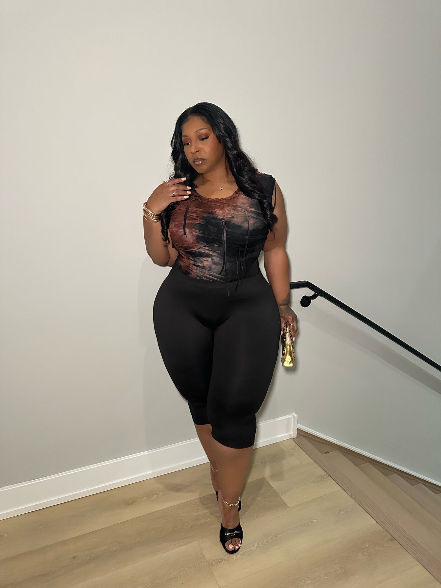 Doing Damage Sleeveless Bodysuit