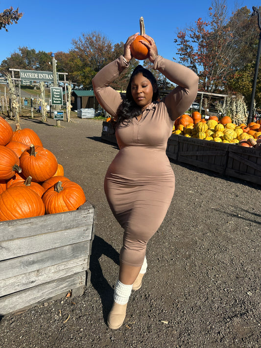 Snatched Me Up Midi Dress