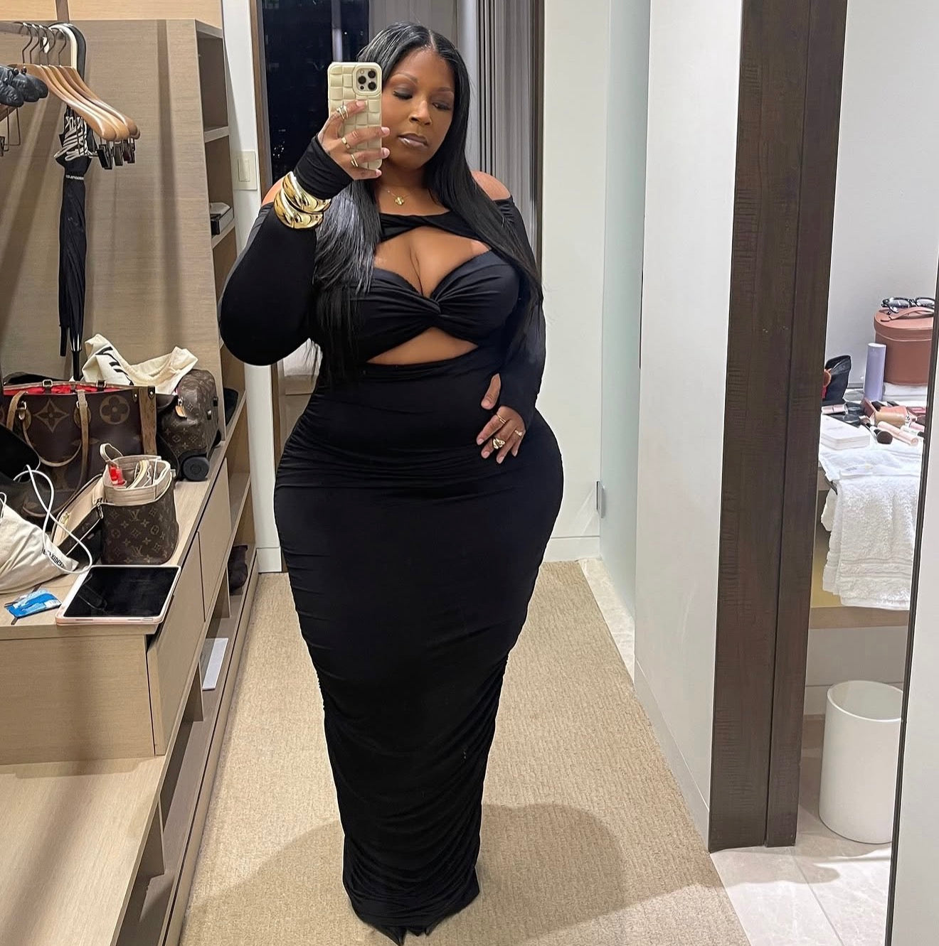 Trophy Wife Cut Out Maxi Dress